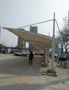 七字型膜結(jié)構(gòu)汽車棚